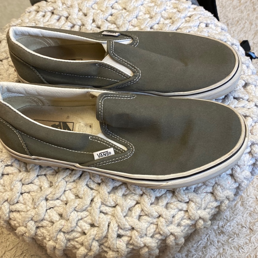Grey Vans size 9.5 Womens